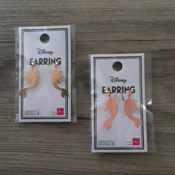 Disney Ariel The Little Mermaid Clip On Earrings